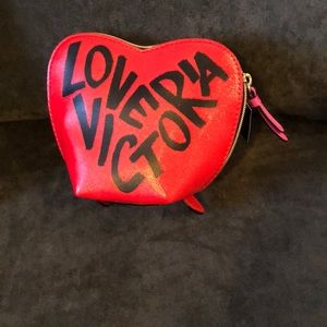 Victoria’s Secret heart shaped make up bag